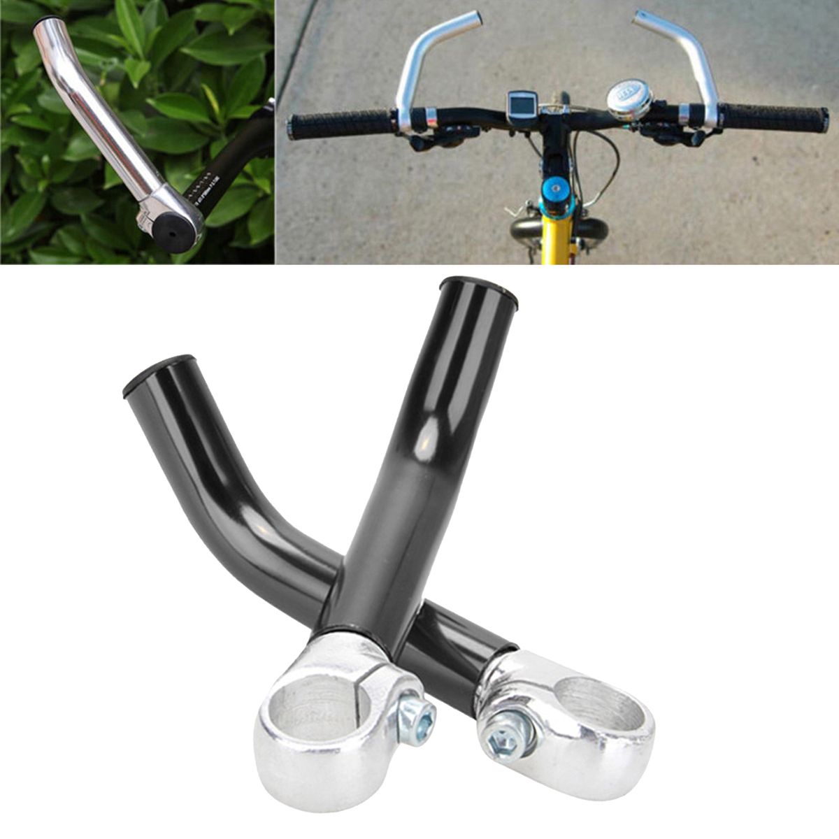 Handlebar End  Mountain  Handle Bar Ends Black