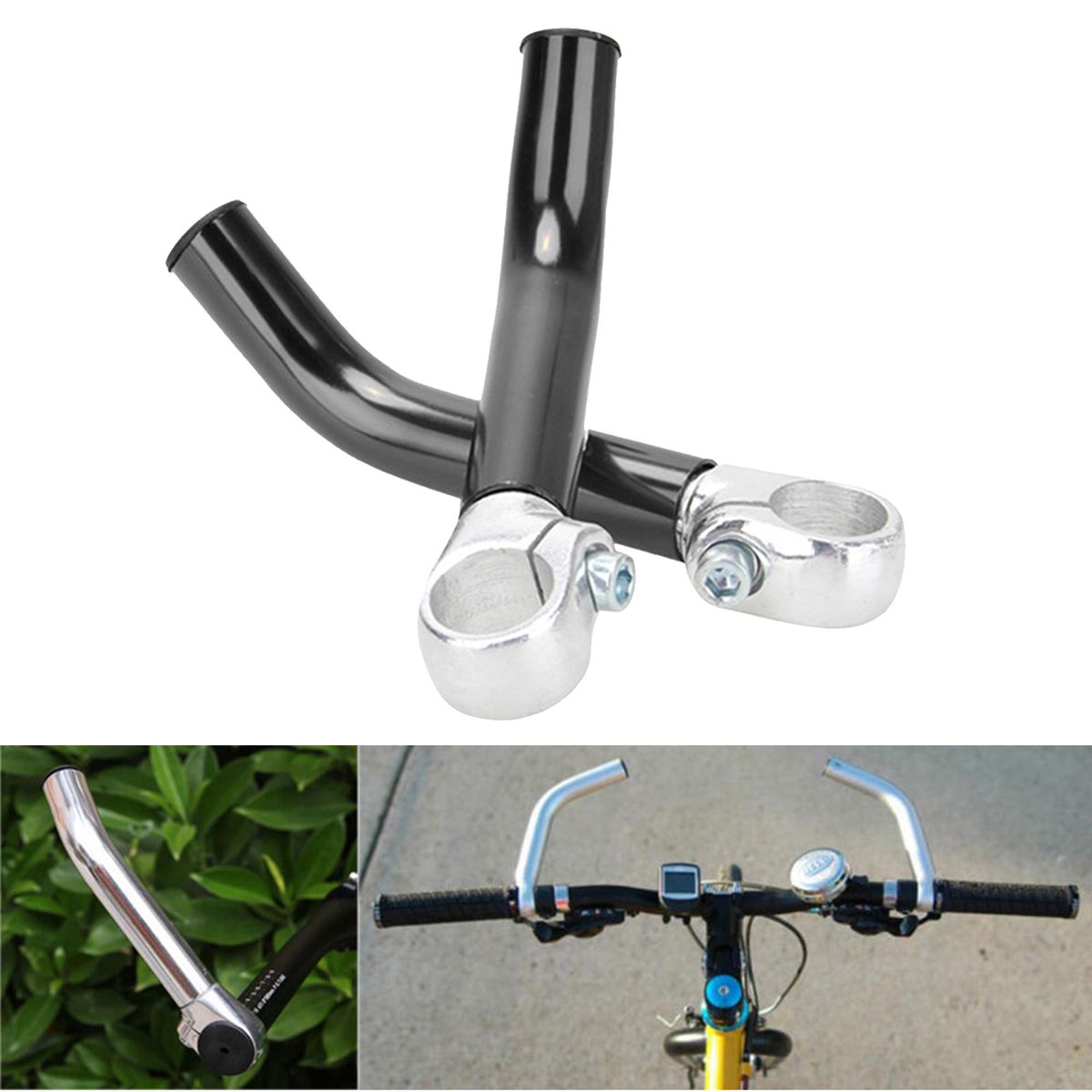 Handlebar End  Mountain  Handle Bar Ends Black