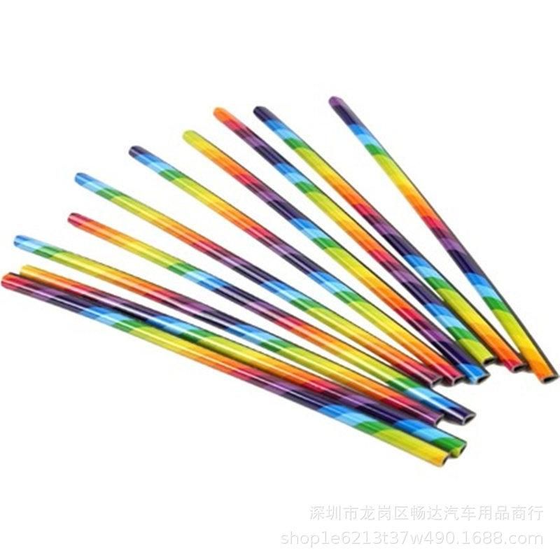 Automotive air conditioner air outlet decorative strip bright strip air outlet universal modified car interior u-shaped air outlet blade clip strip red