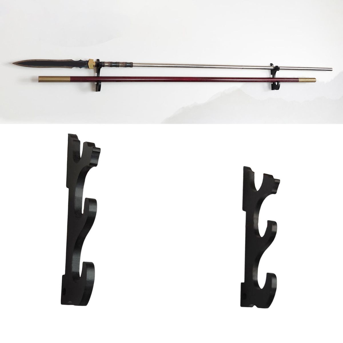 3 Tier Samurai  Stand Lightsaber Storage Black