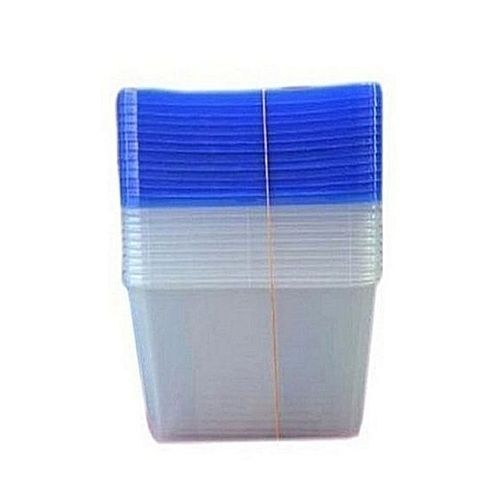 50 Pieces Disposable Take Away Plastic Plate