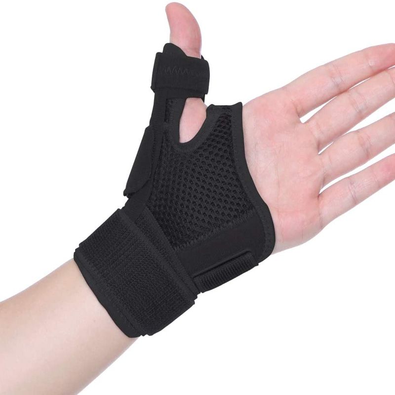 1PC Thumb Ca Splint Stabilizer Wrist Support  Protector Carpal Tunnel Tendonitis Pain Relief Right Left Hand Immobilizer-Black