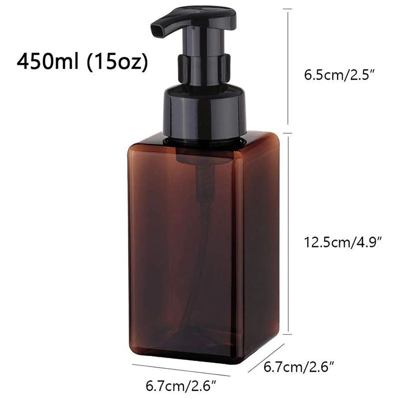 450 ML Soap Dispenser, Set Of 2 Plastic Pump