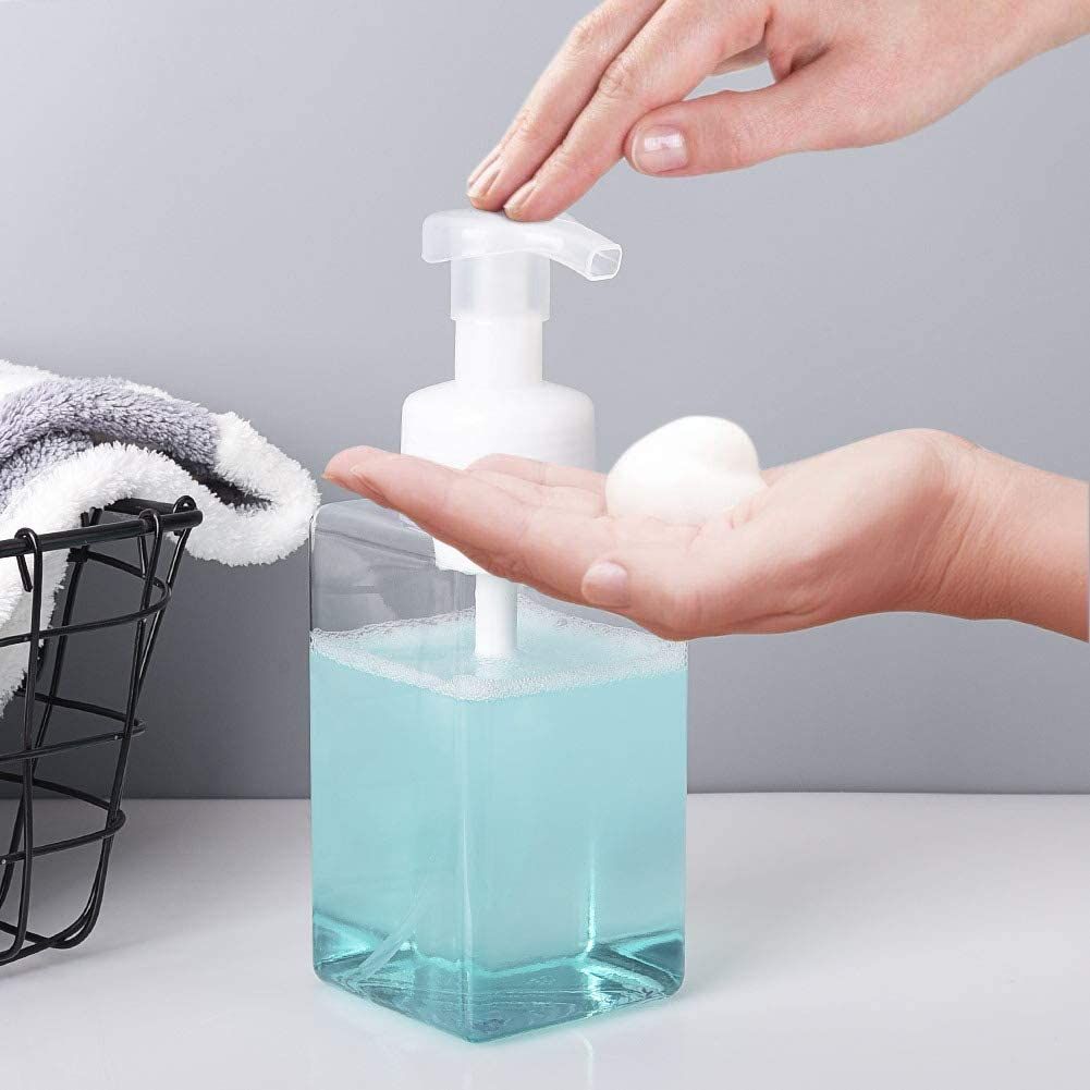 450 ML Soap Dispenser, Set Of 2 Plastic Pump