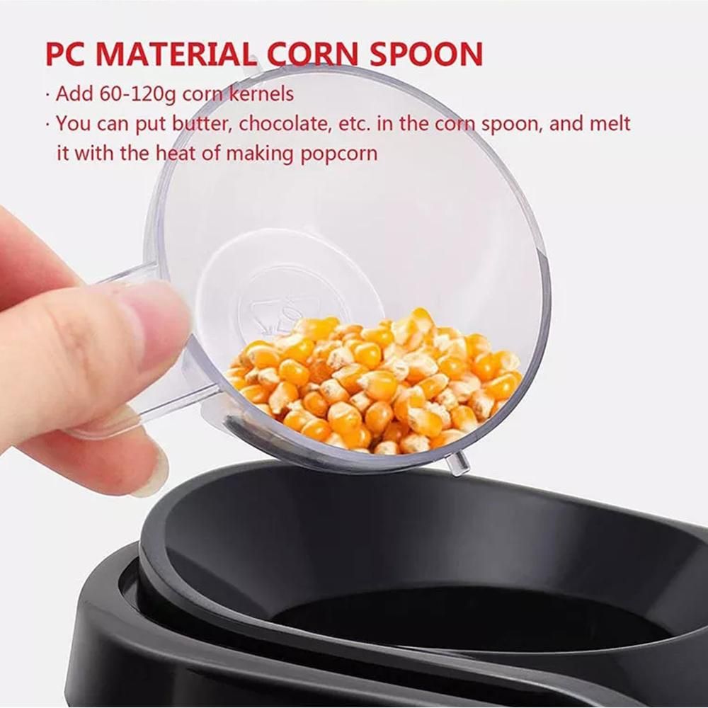 Popcorn Maker Home Popcorn Making Machine 1200W High Power Small Corn Extruder Mini Electric Popcorn Machine