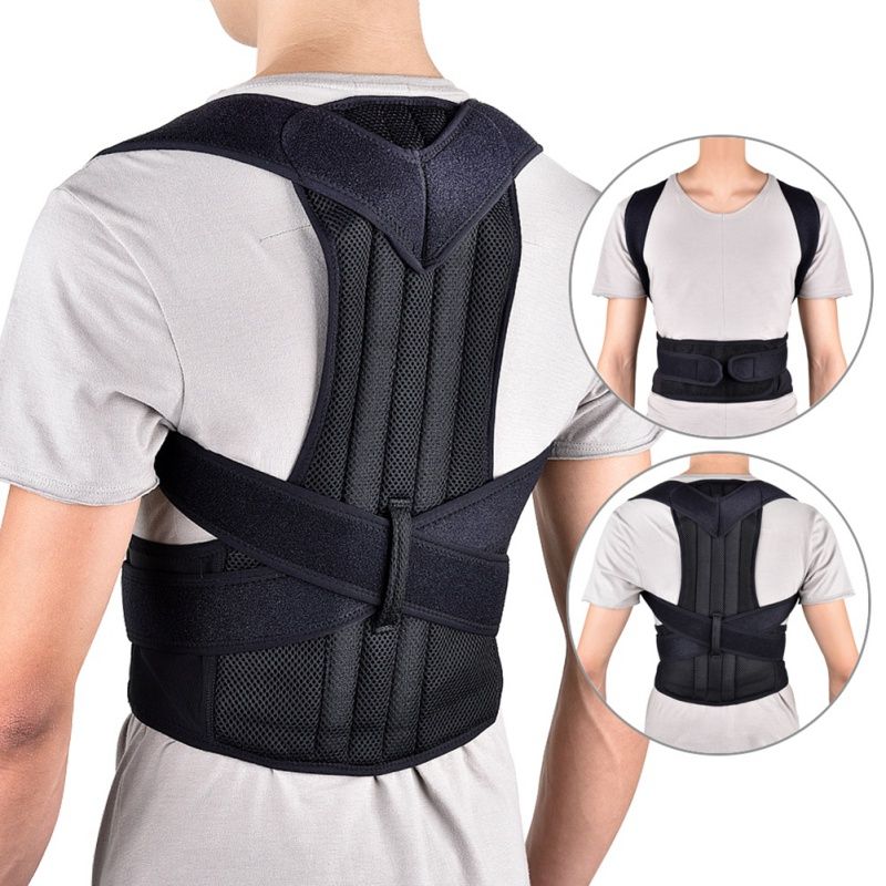 Spine Back Corset Posture Correction Steel Straps Babaka