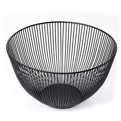 Nordic Minimalist Fruit Basket Metal Wire Container Kitchen Drain Rack Storage Plate Organizer For Wine Glass Vegetable Snack