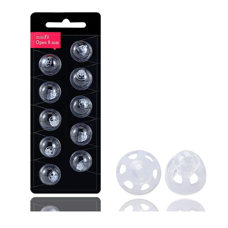 Hearing Aid Dome for Oticon Minifit Bass 8mm Open (3