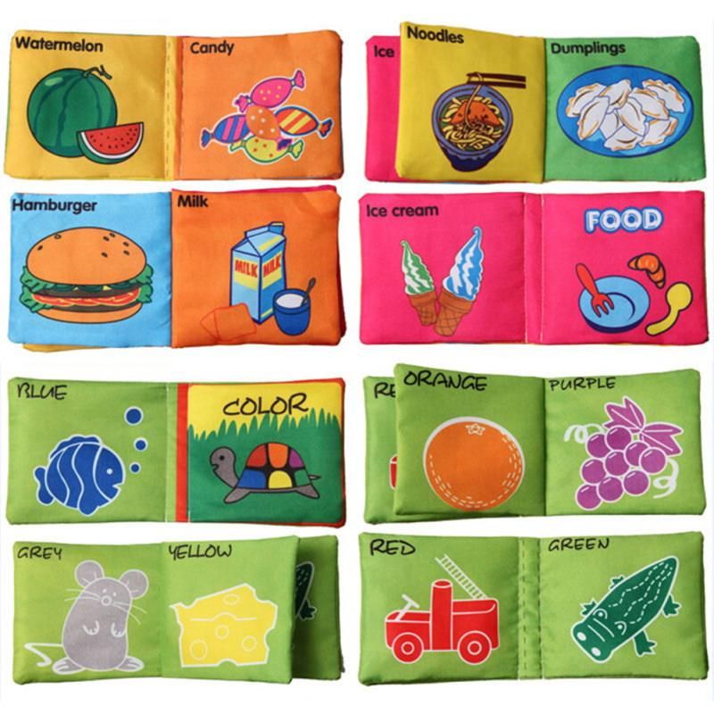 Intelligence Development Cloth Early Learning Book-