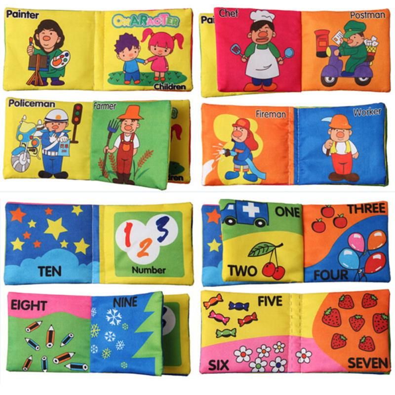 Intelligence Development Cloth Early Learning Book-