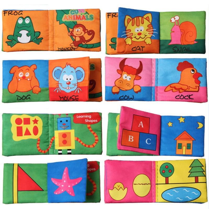 Intelligence Development Cloth Early Learning Book-