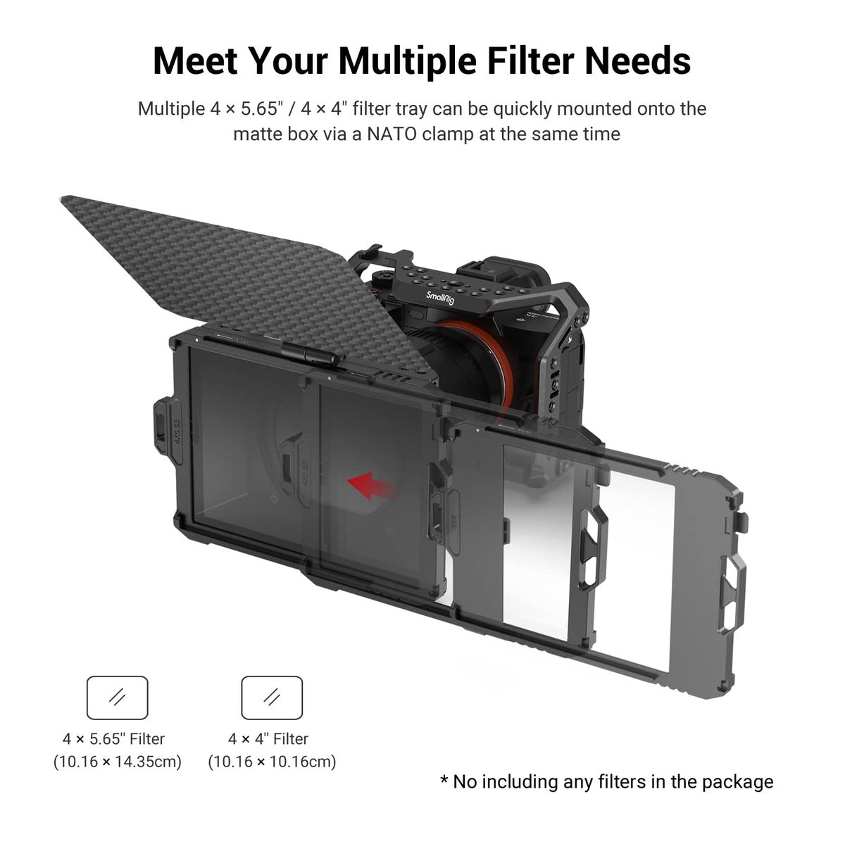 SmallRig Mini Matte Box Lite With Top Flag For DSLR And