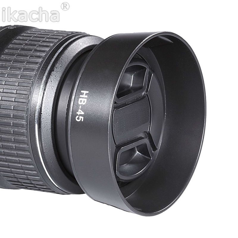 5pcs Camera Lens Hood Hb-45 52mm Lc-52 For Nikon D60 D40 Vr