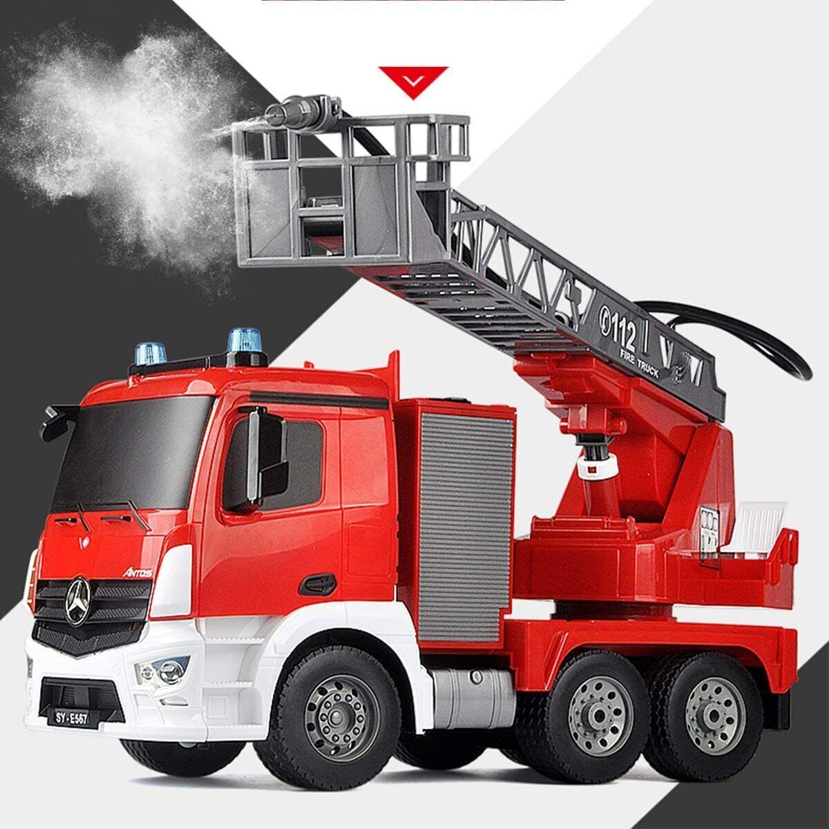 R/C Remote Control Fire Fighting Truck With Water Spray