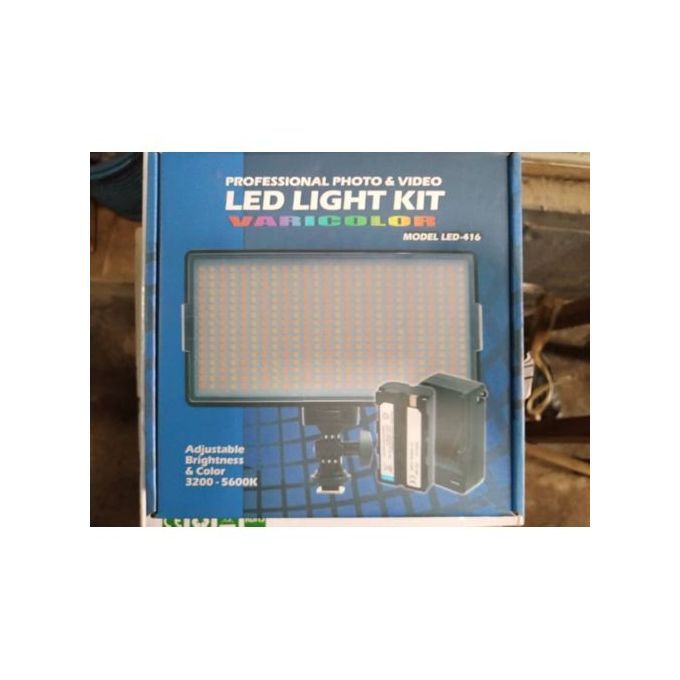 Professional Video And Photo Led Light Kit With Varicolour
