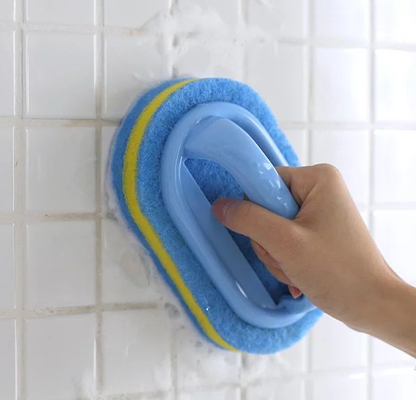 Plastic Handle Cleaning Sponge Brush