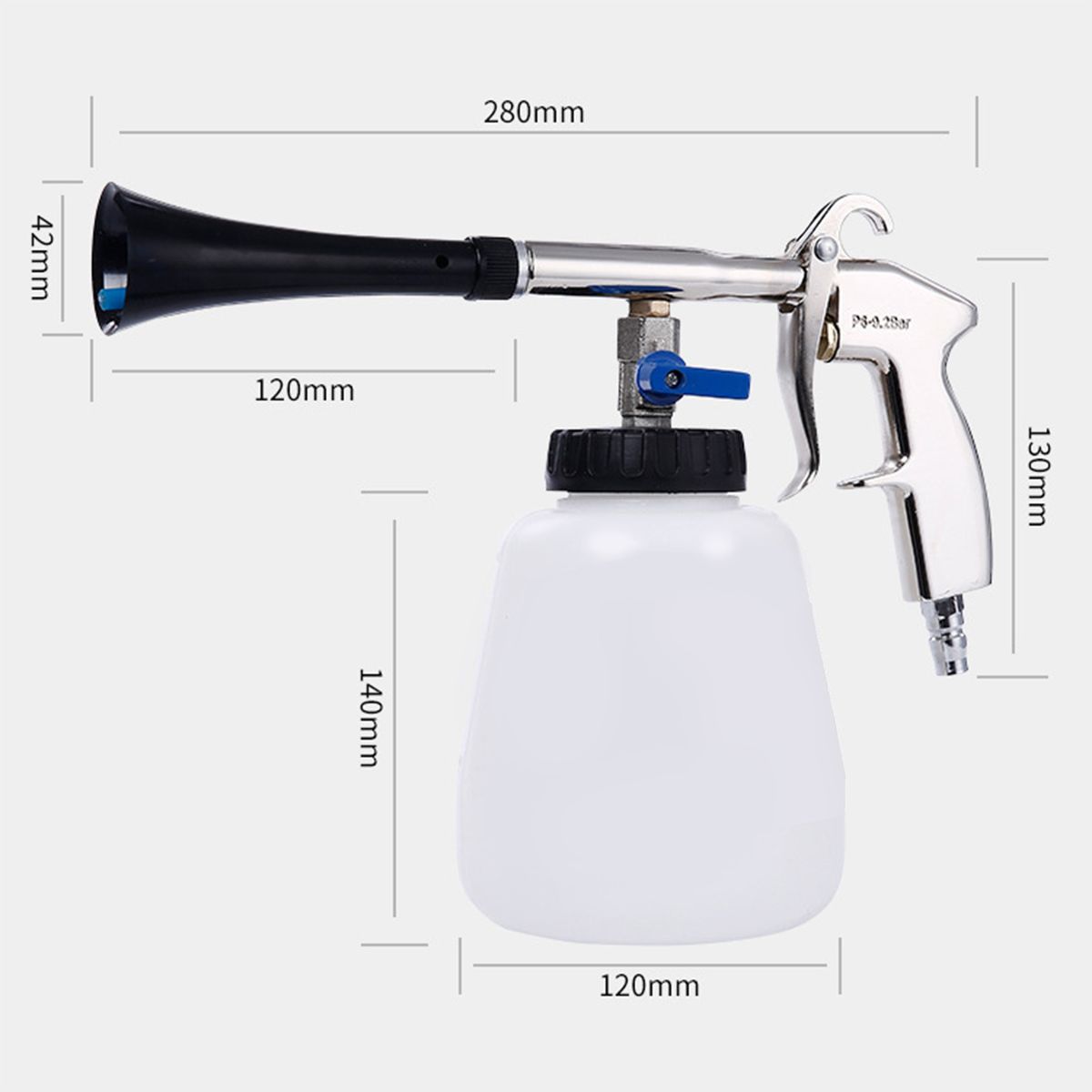Wash Sprayer   Bottle With Brush Sponge High Pressure Car