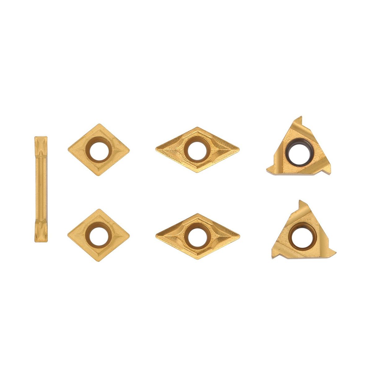 7pcs 10mm Shank Lathe Turning Tool Holder Boring Bar With