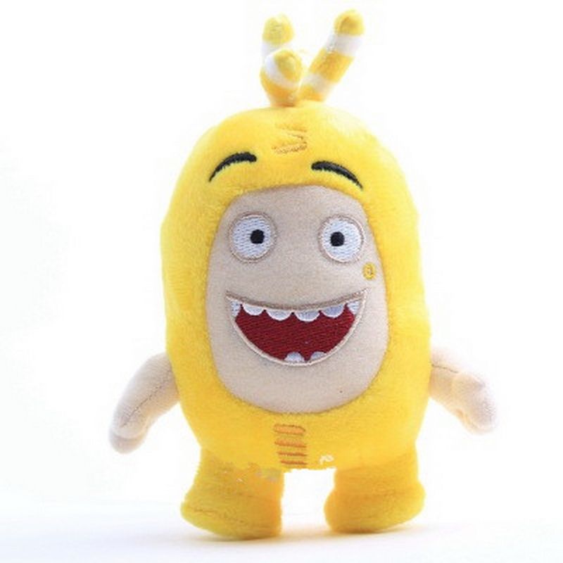 18cm Oddbods Cartoon Plush Toys Cute Soft Fuse Pogo Bubbles Slick Zeke Jeff Plush Doll Toys For Kids Christmas Gift(#purple)
