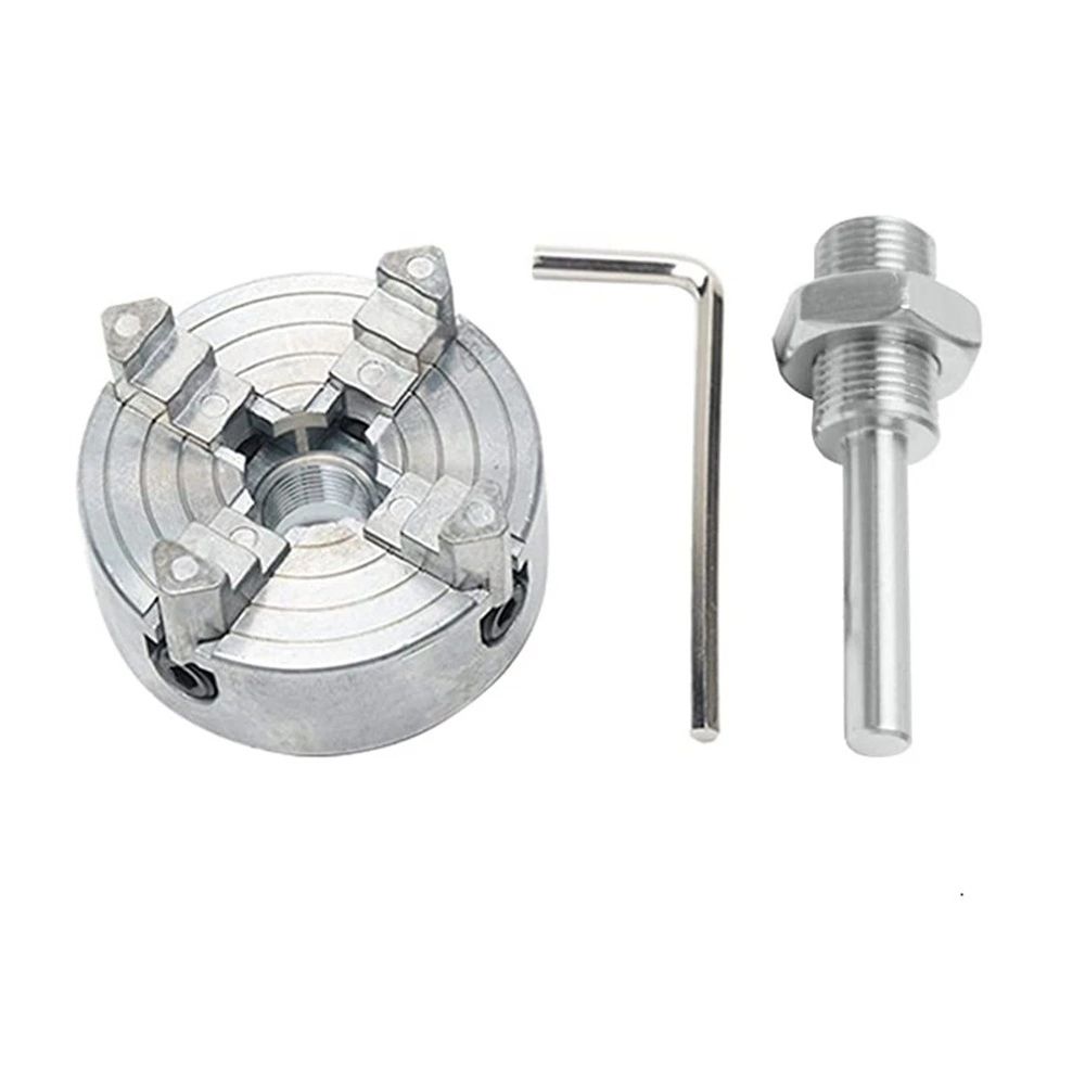 Zinc Alloy 4-Jaw Chuck Connecting Rod Self Centering Wood