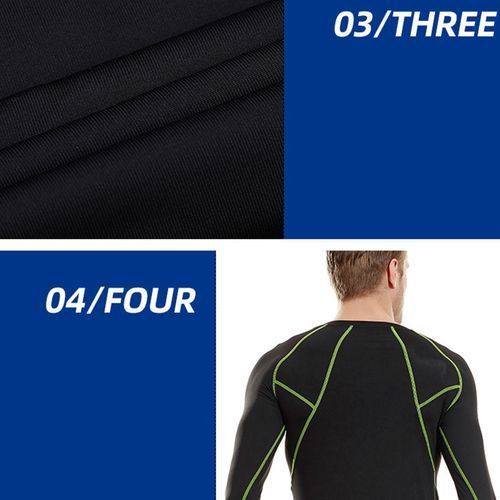 Men Sports Basketball Soccer Train Sweatsuit Man T Shirt Set