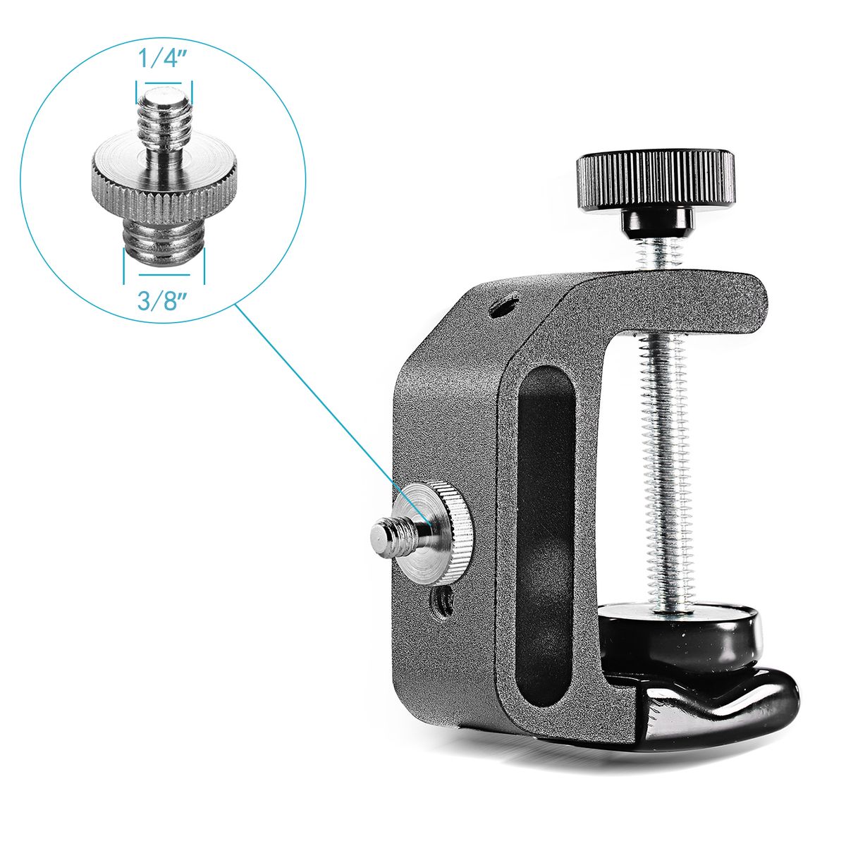 Neewer® 15 Pieces 1/4" 3/8" Metal Threaded Screw Converter Adapter For DSLR Camera,Tripod,Shoulder Rig,Light Stand,Camera Cage