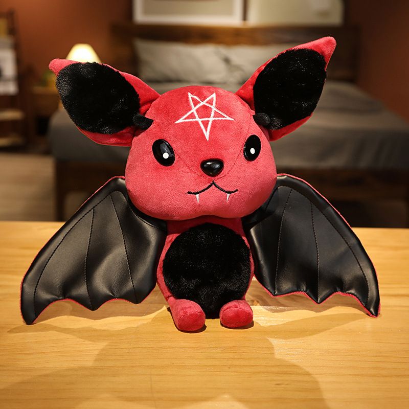 Dark Series Plush Bat Toy Pentacle Moon Bat Doll Stuffed