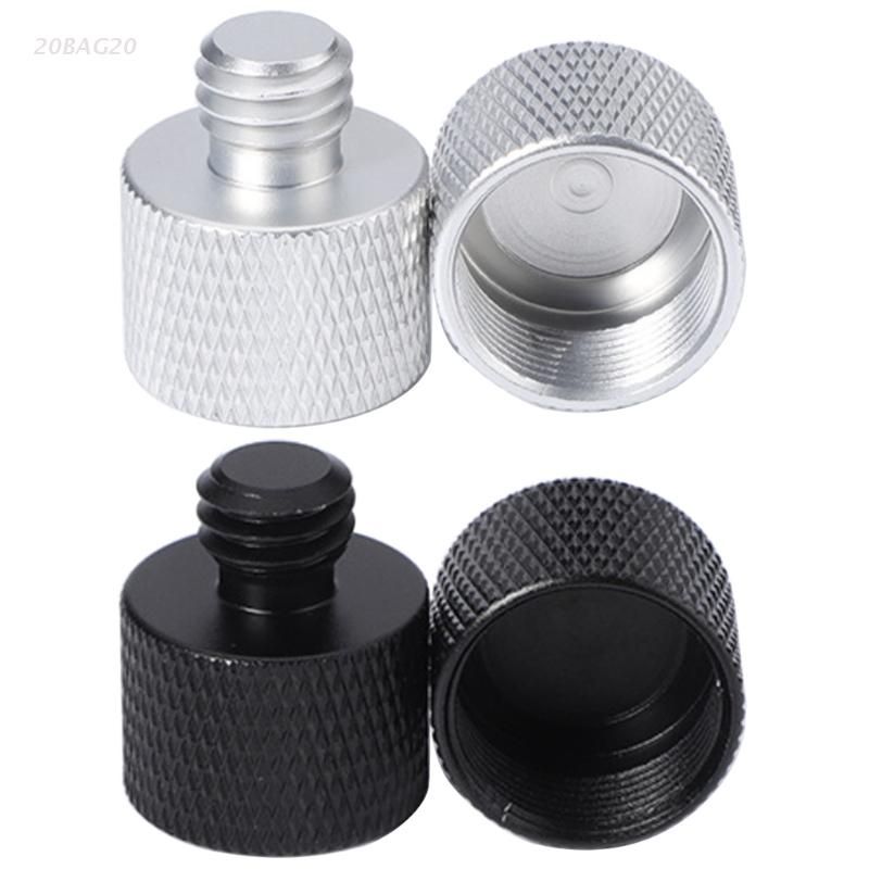 2pcs Mic Stand Adapter 58 Female To 38 Male Threaded Tripod