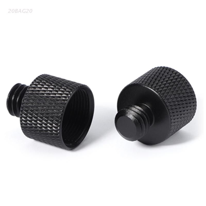 2pcs Mic Stand Adapter 58 Female To 38 Male Threaded Tripod