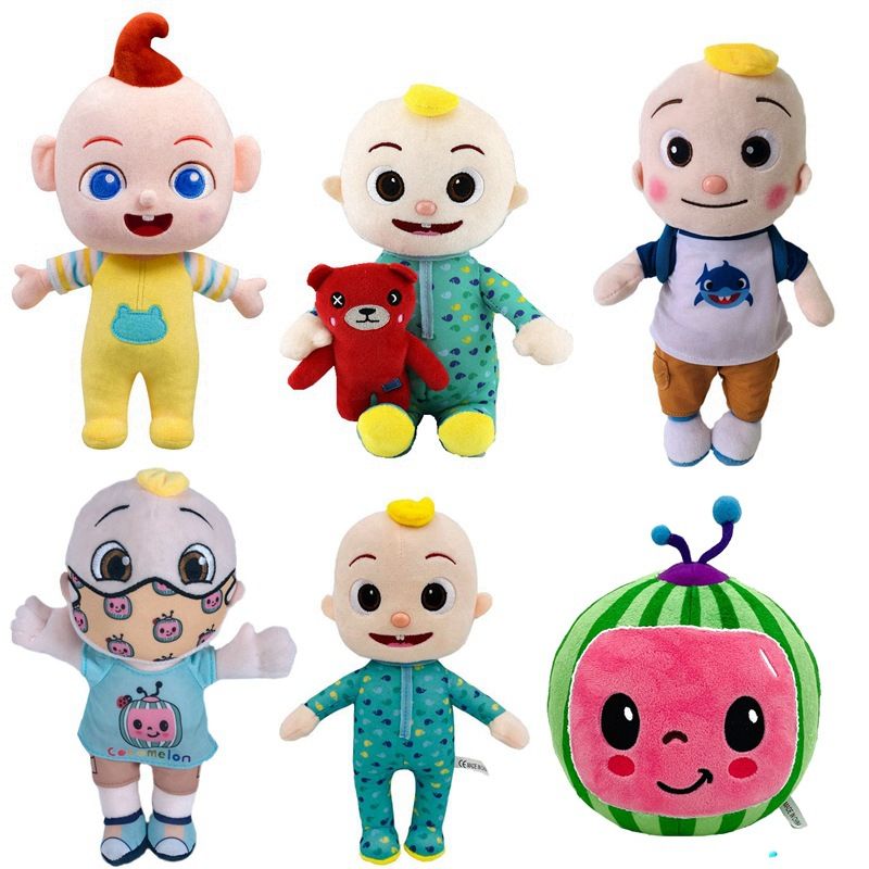 Hot Cocomeloned Plush Toy Soft Family JJ Sister Brother