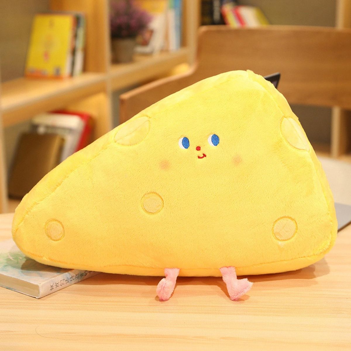 Food Plush Pillow Plush Breakfast Series Pillow Stuffed Doll Toy Yellow