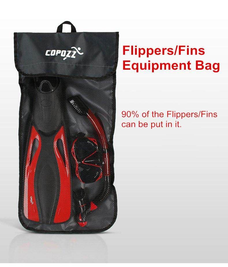 35*72CM Mesh Storage Bag For Swimming Diving Flippers Fins Handbag