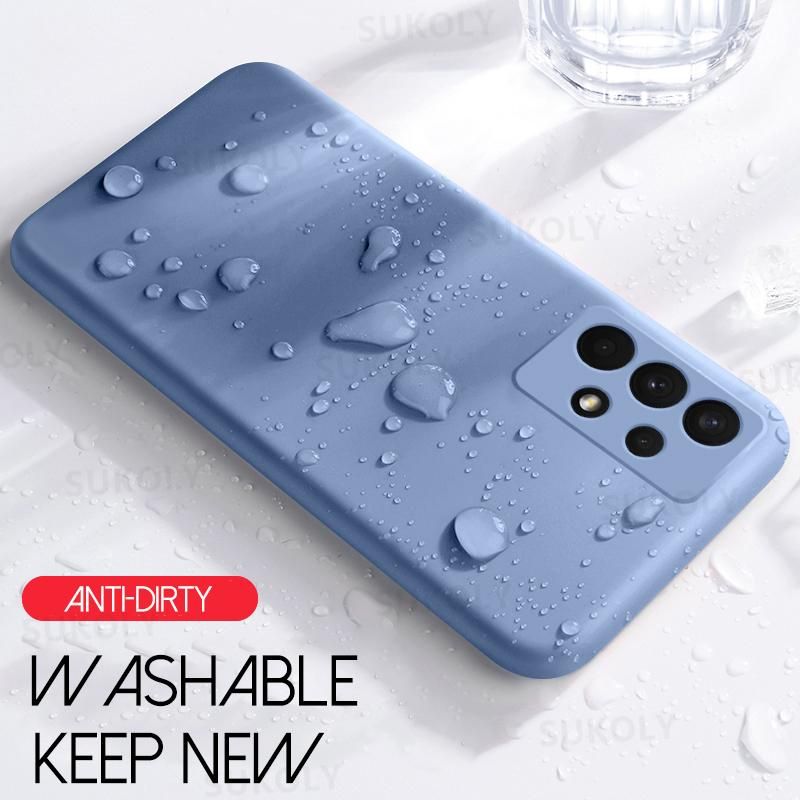 New Original Liquid Silicone Soft Case For Samsung A51 A50 A54 S23 S20 S21 FE S22 Ultra S10 Plus A71 A A53 5G A14 Phone Cover