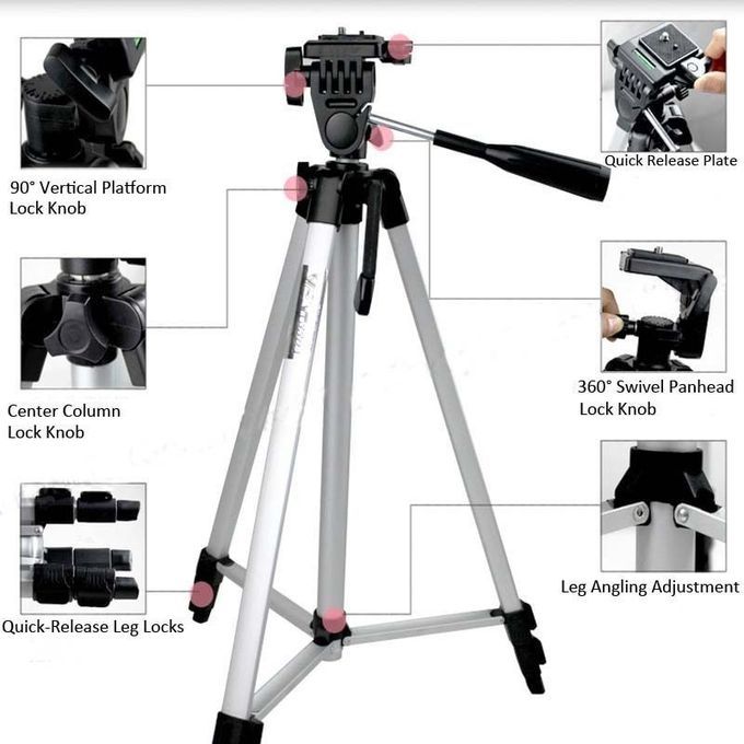 Foldable Stabilizer 360 Degree Tripod Stand Holder