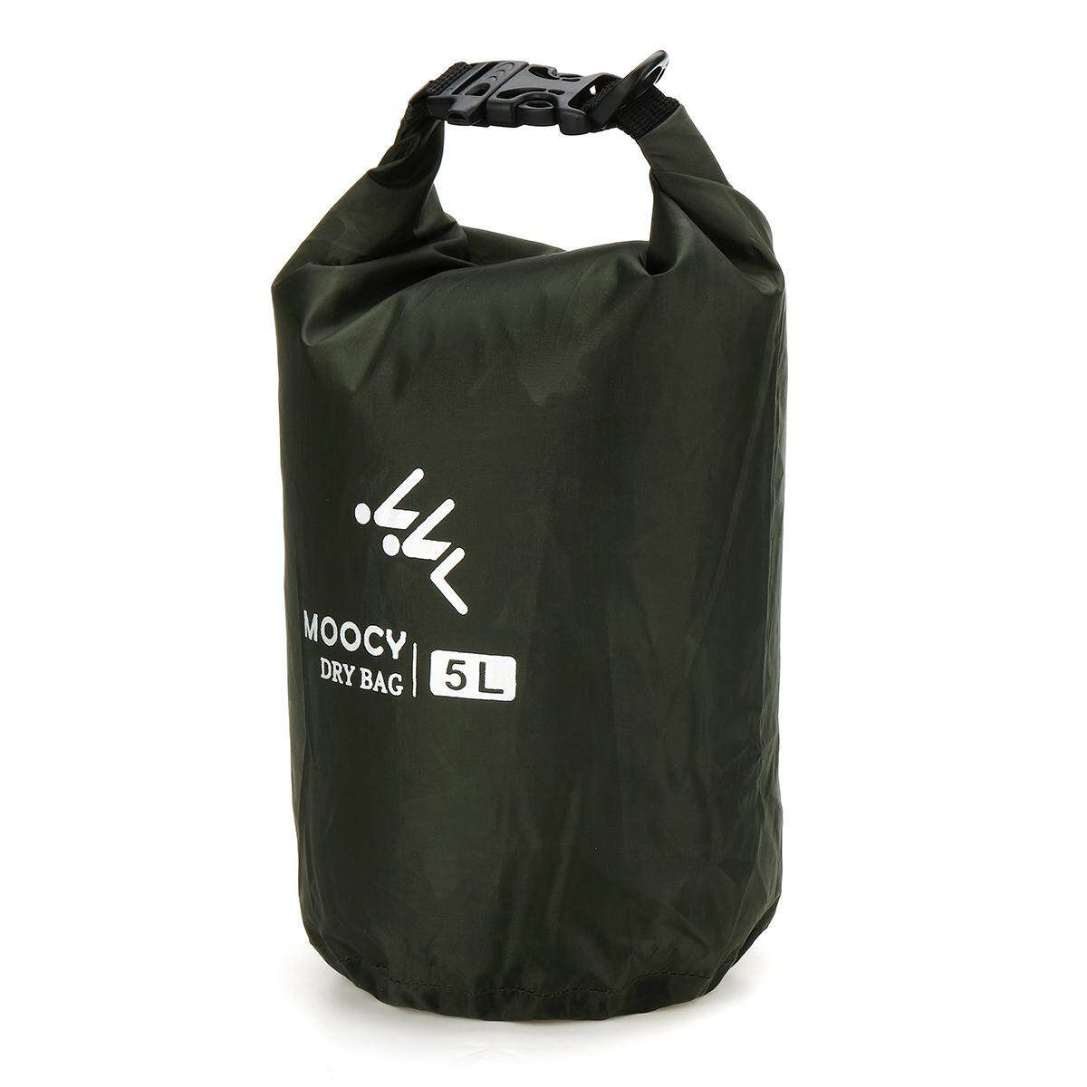 5/20/50L Waterproof Dry Bag Storage Dry Sack Hiking Camping Kayaking Canoe Sail Army Green