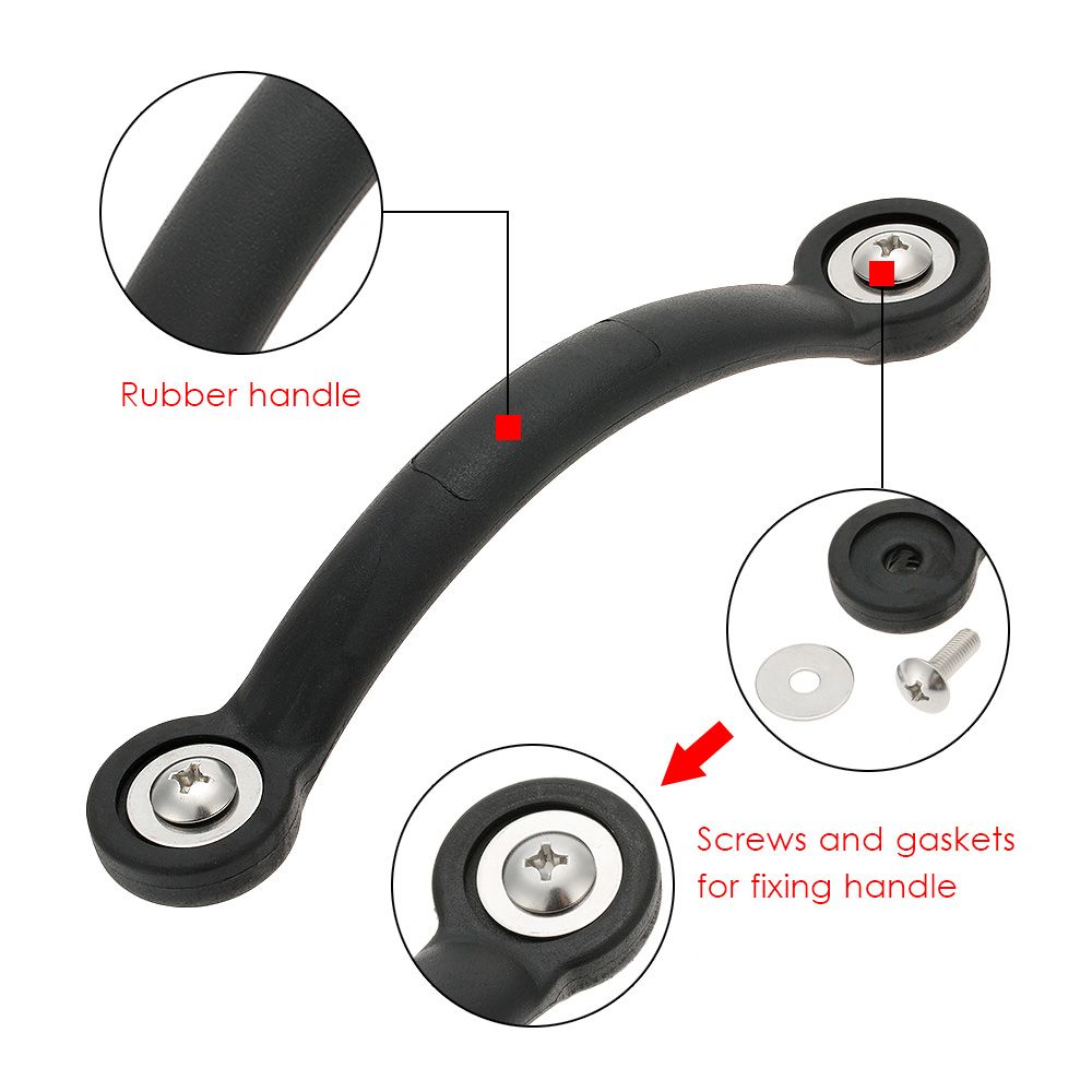1pc 19cm Kayak Canoe Marine Boat Rubber Side Mount Carry