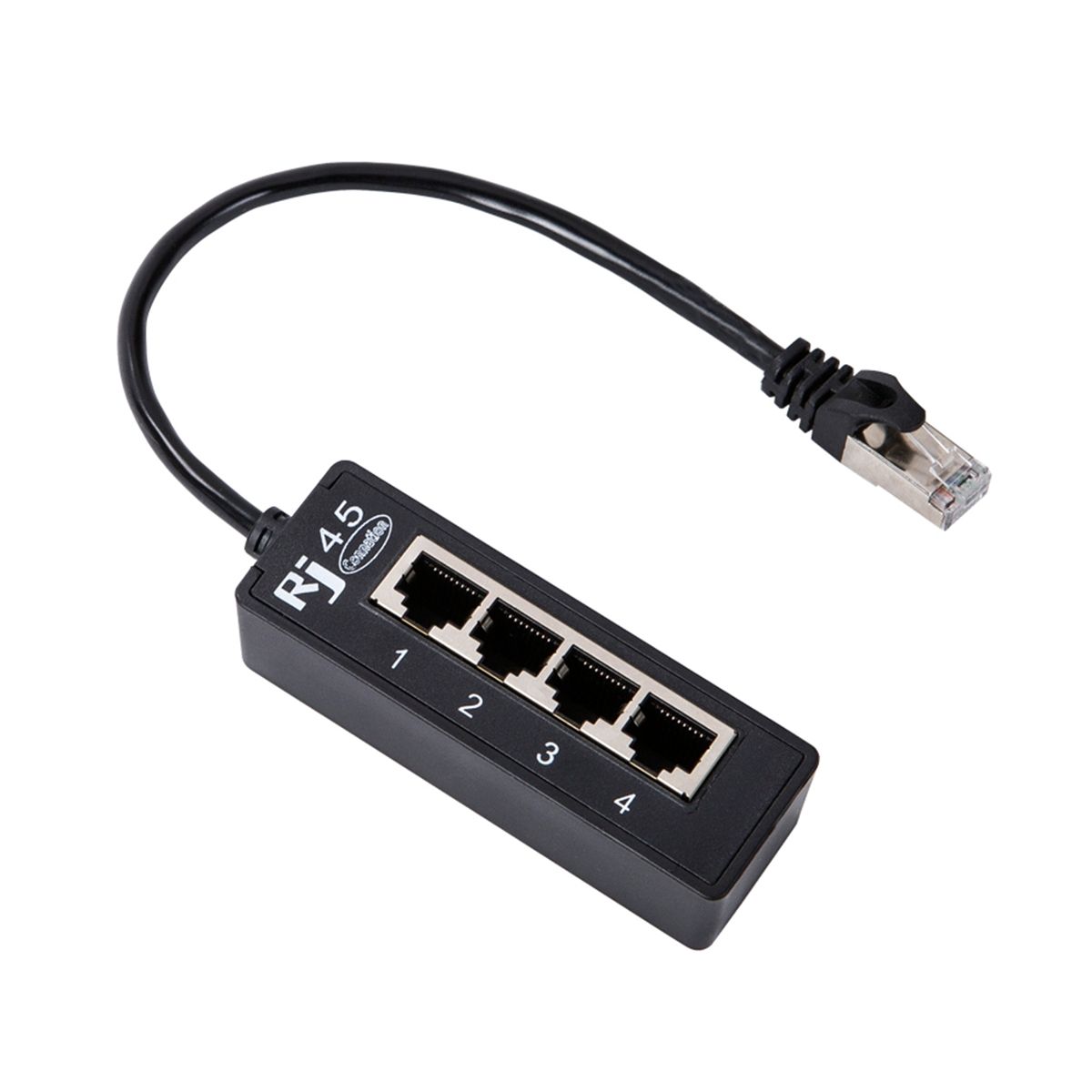 4 in 1 RJ45 LAN Connector Ethernet Network Split