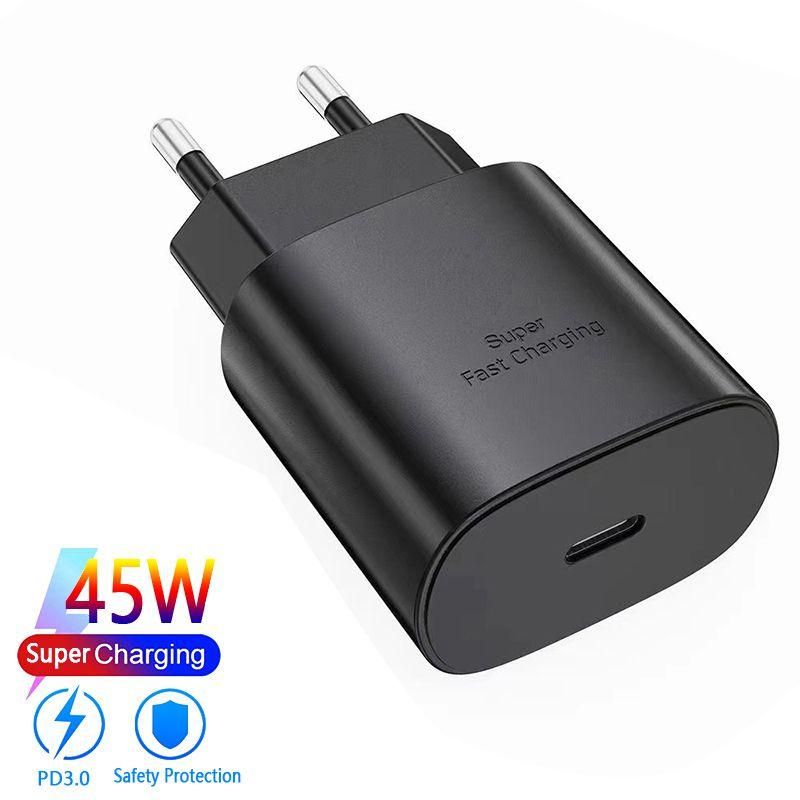 For Samsung Galaxy S21 S20 S10 Plus 45W PD Fast Charger  USB
