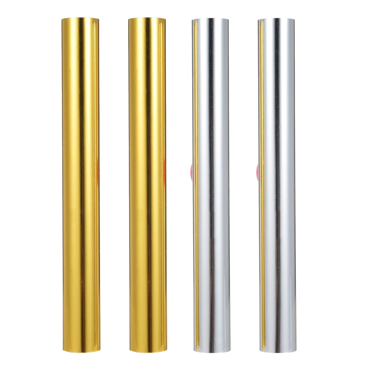 4 Rolls Gold & Silver Hot Foil Paper, Hot Foil Roll Used