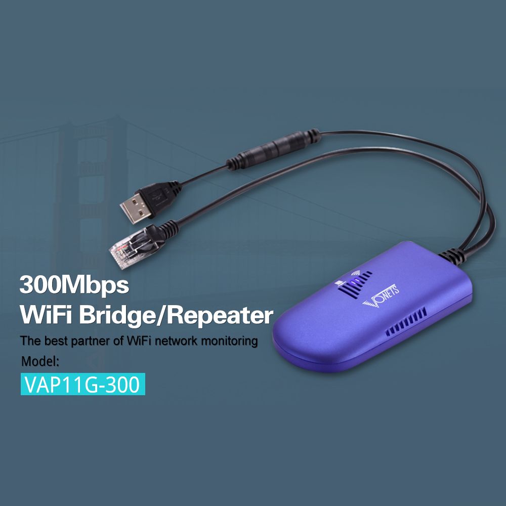 VAP11G-300 300M Wireless Repeater WiFi Bridge WiFi Support