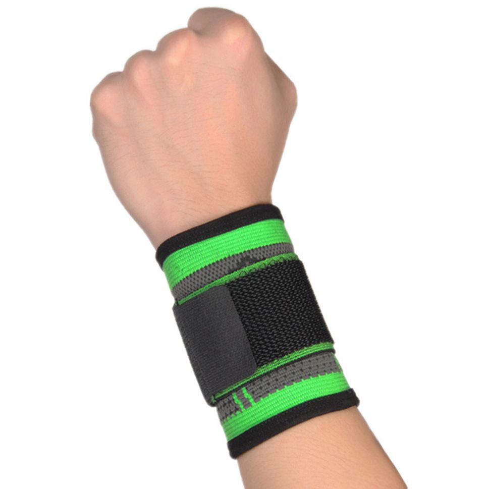 2-Pack Sports Wrist Brace Adjustable Compression Wristband