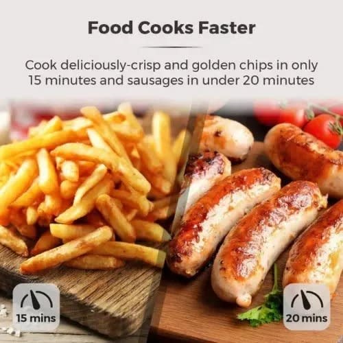 T17058 Air Fryer Oven With Rapid Air Circulation And 60 Min Timer - 22l -1600w