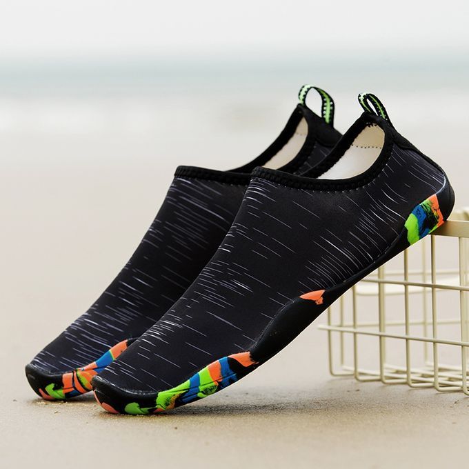Big Size Water Shoes Beach Diving Yoga Shoes-Black