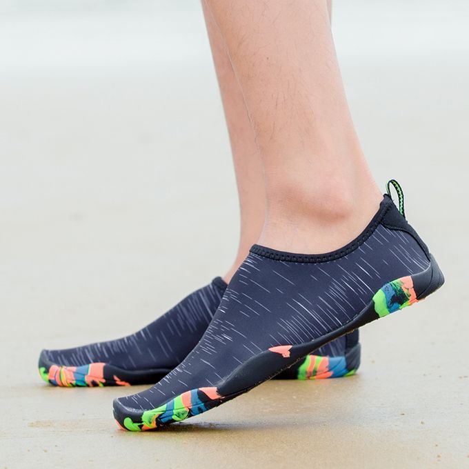 Big Size Water Shoes Beach Diving Yoga Shoes-Black