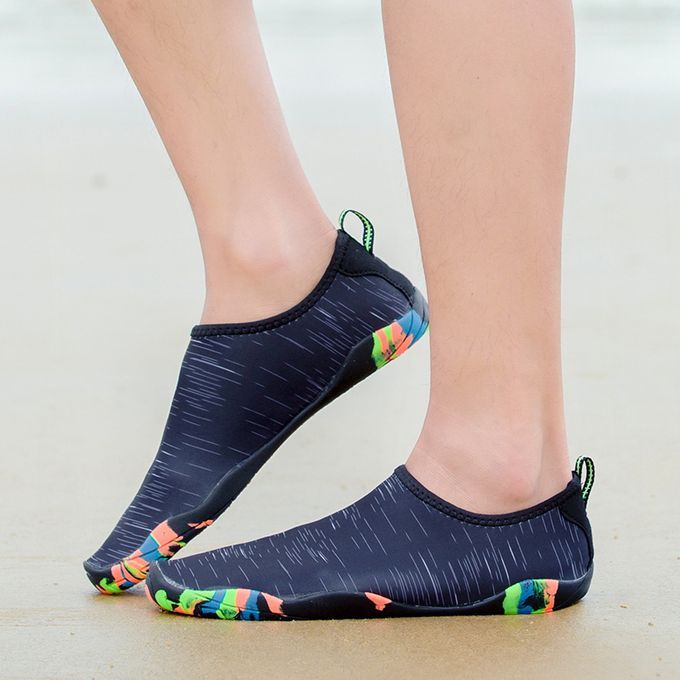 Big Size Water Shoes Beach Diving Yoga Shoes-Black