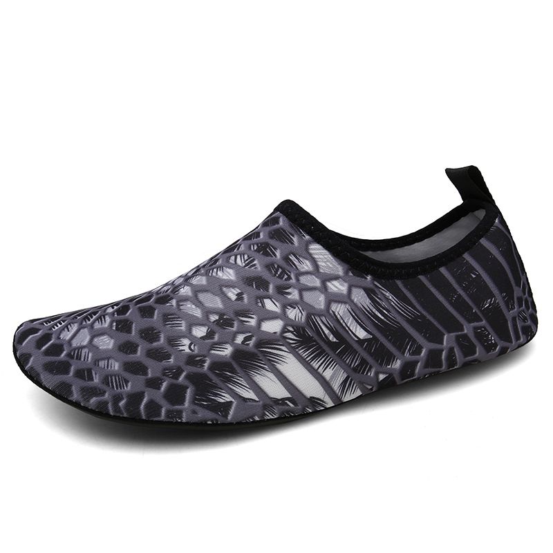 Unisex Beach Shoes Swimming Yoga Shoes Slip On Loafers Gray