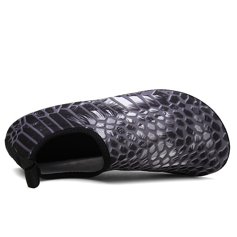 Unisex Beach Shoes Swimming Yoga Shoes Slip On Loafers Gray