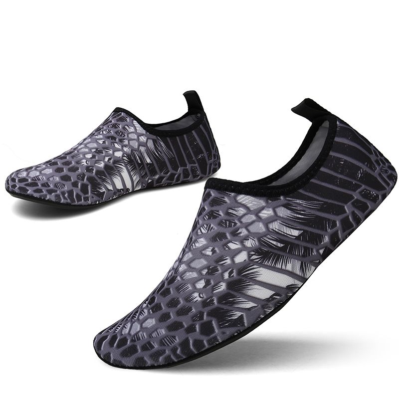 Unisex Beach Shoes Swimming Yoga Shoes Slip On Loafers Gray