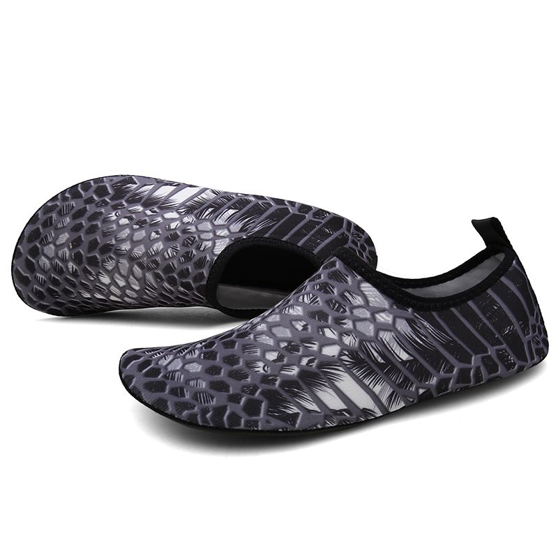 Unisex Beach Shoes Swimming Yoga Shoes Slip On Loafers Gray