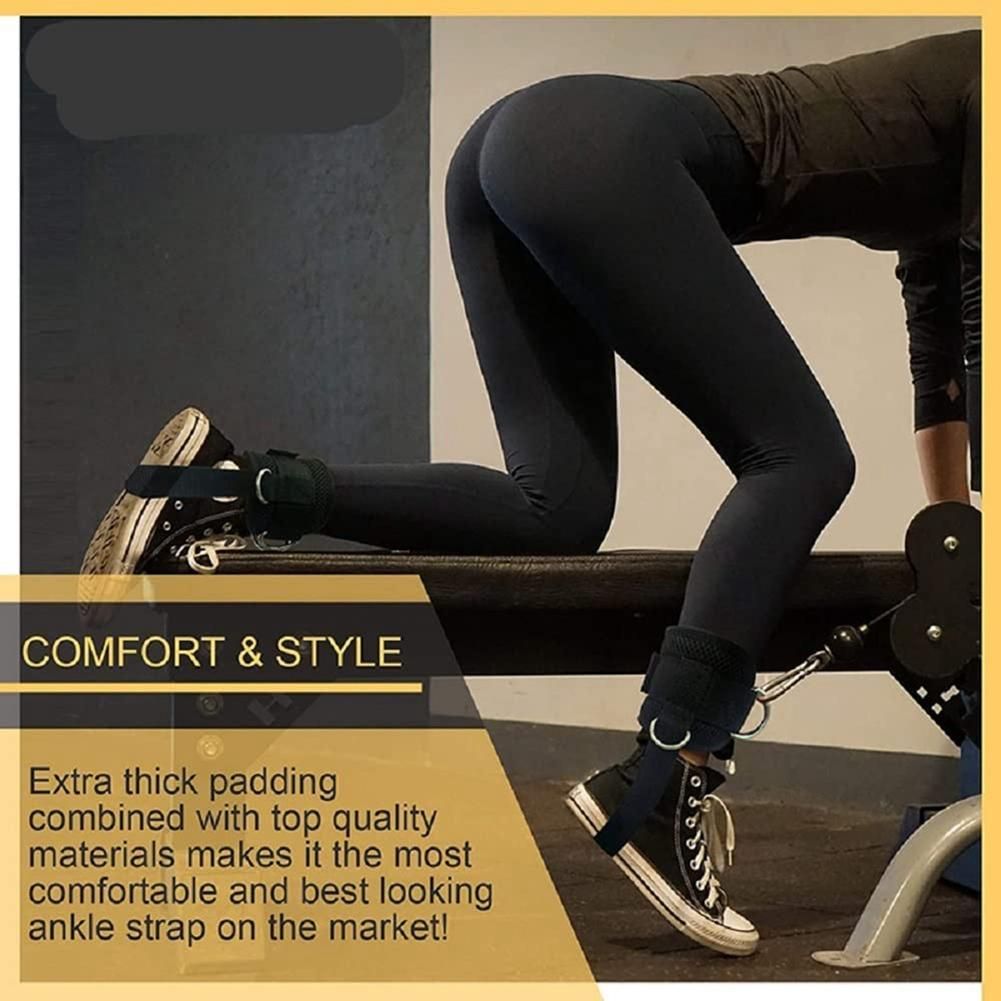 Ankle Strap for Cable Machine, Men & Women Thigh Bands Kickback for Workout Hips Trainer Leg Press Muscle Strength Gym